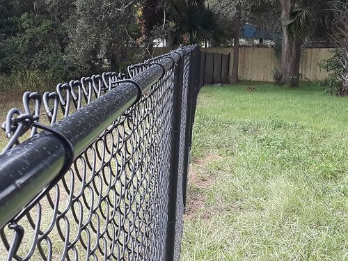 Chain link fence