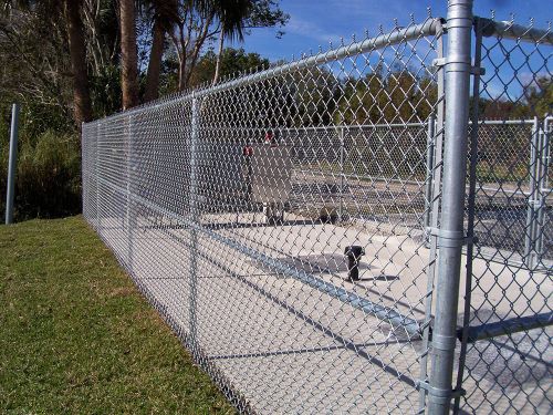 Chain link fence