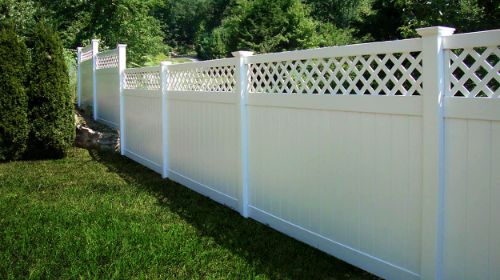 Vinyl fence