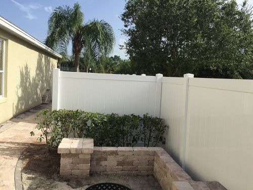 Vinyl fence