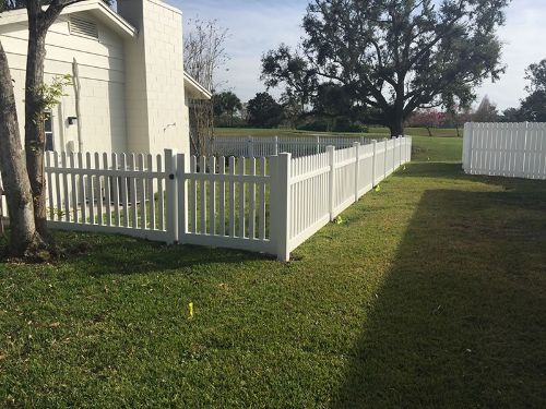 Vinyl fence