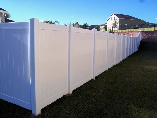 Vinyl fence