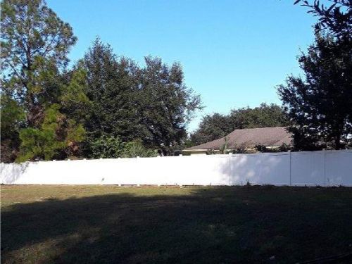 Vinyl fence