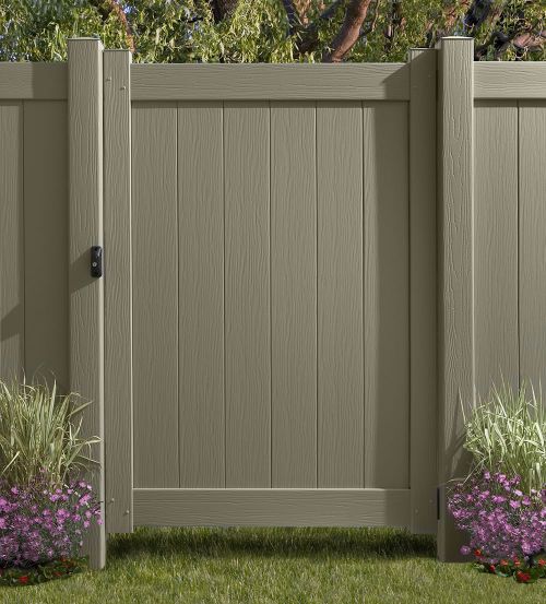 Vinyl fence & gate